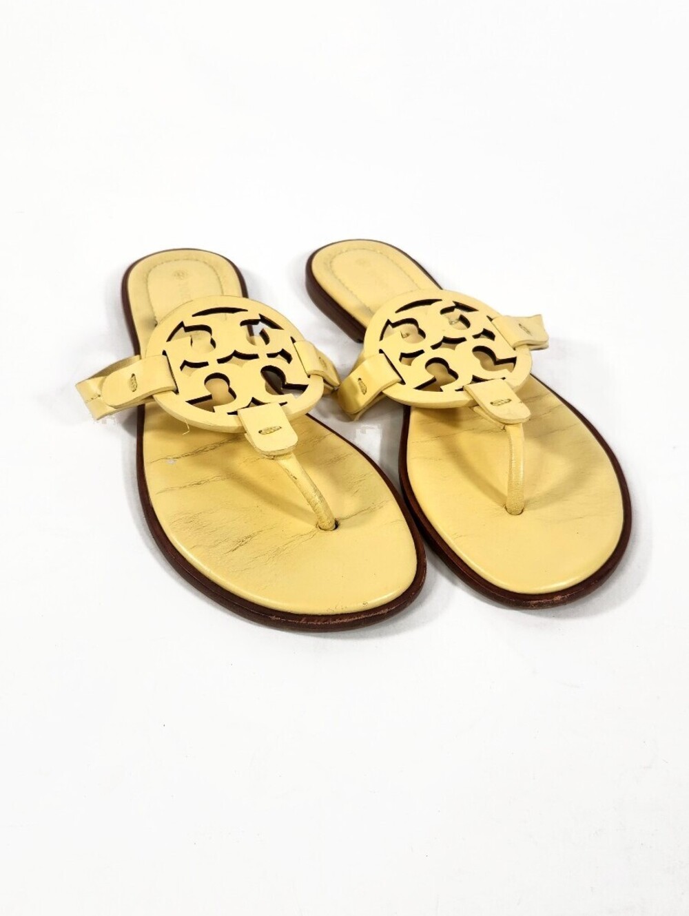 Tory Burch Yellow Miller Sandals Size 5.5